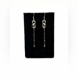 Elegant Silver Drop Earrings